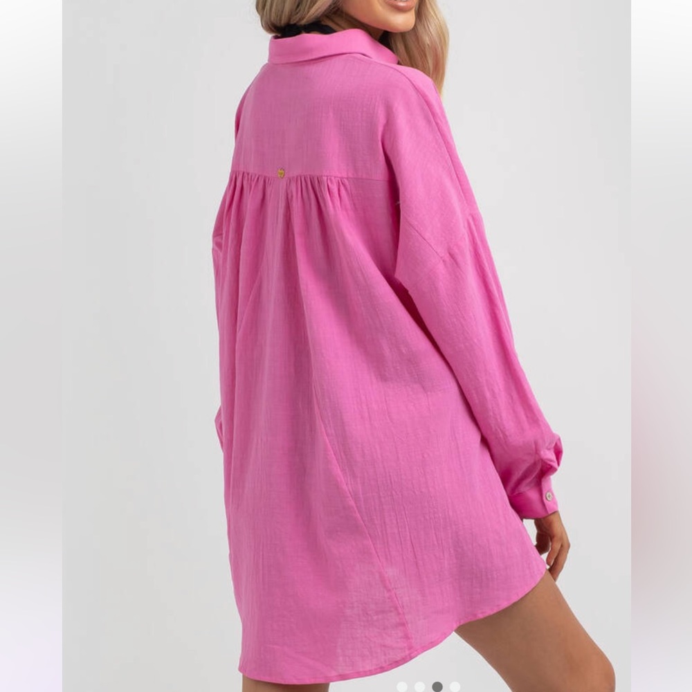 KALAMI SHIRT SWIM COVERUP - Picture 4 of 13